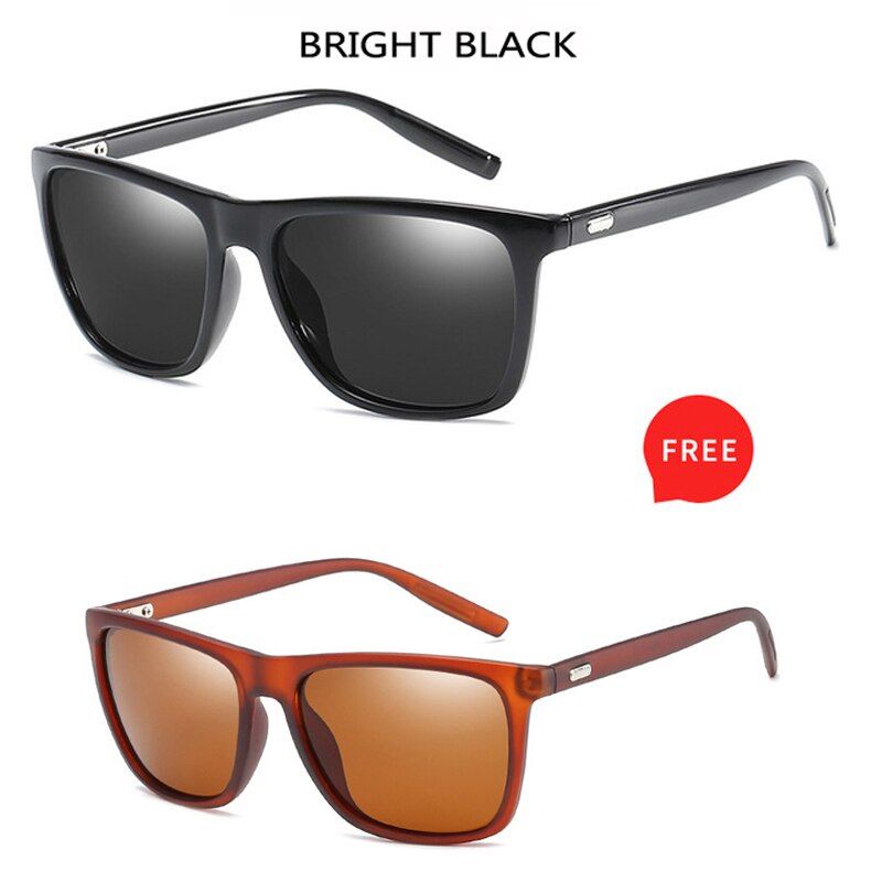 66197-C1-C5Buy Get Free 2021 Polaroid Sunglasses Unisex Square Vintage Sun Glasses Famous Brand Sunglasses Polarized Sunglasses Retro
