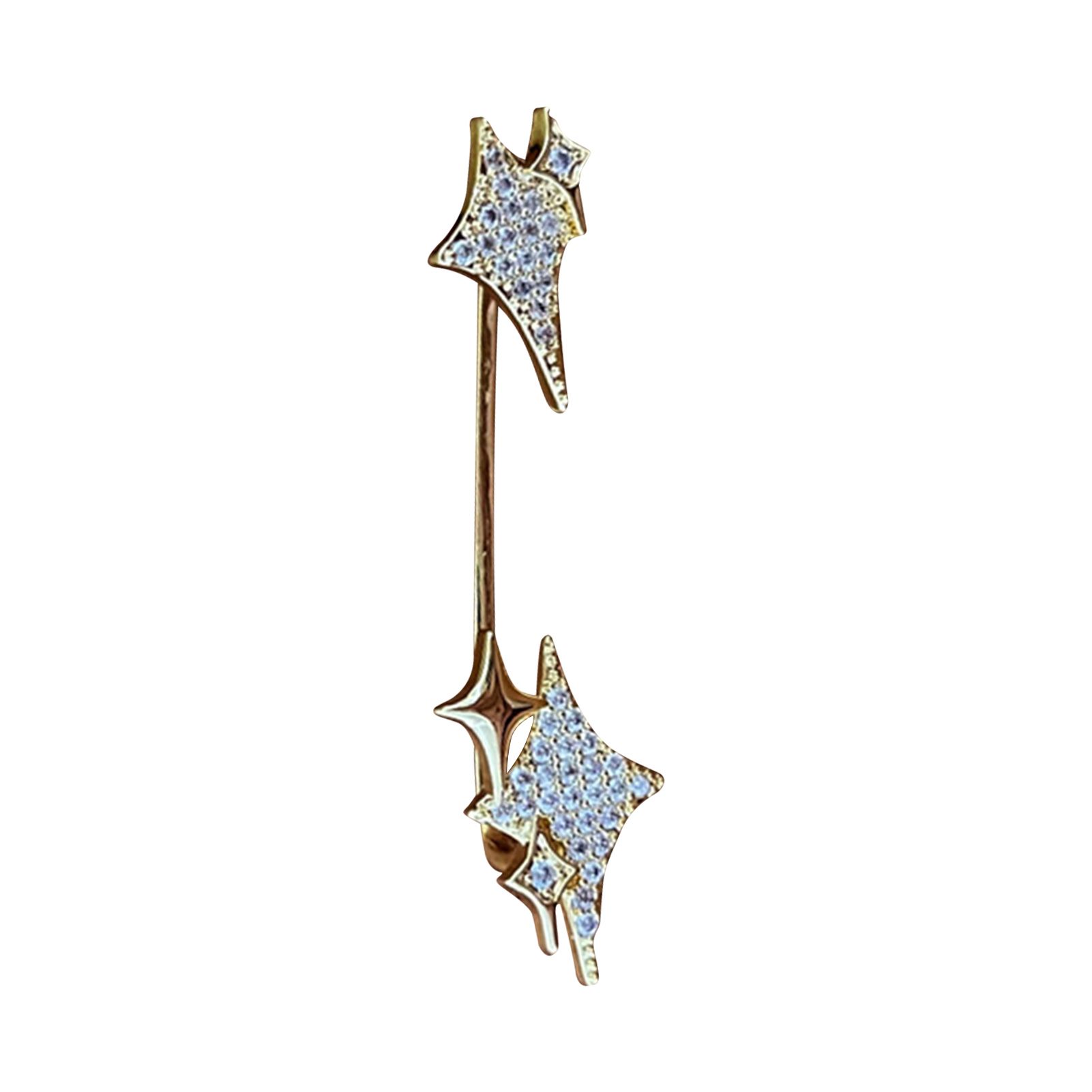 Ear Wrap Earring Stars Electroplated Fashion Appearance Ear Cuff