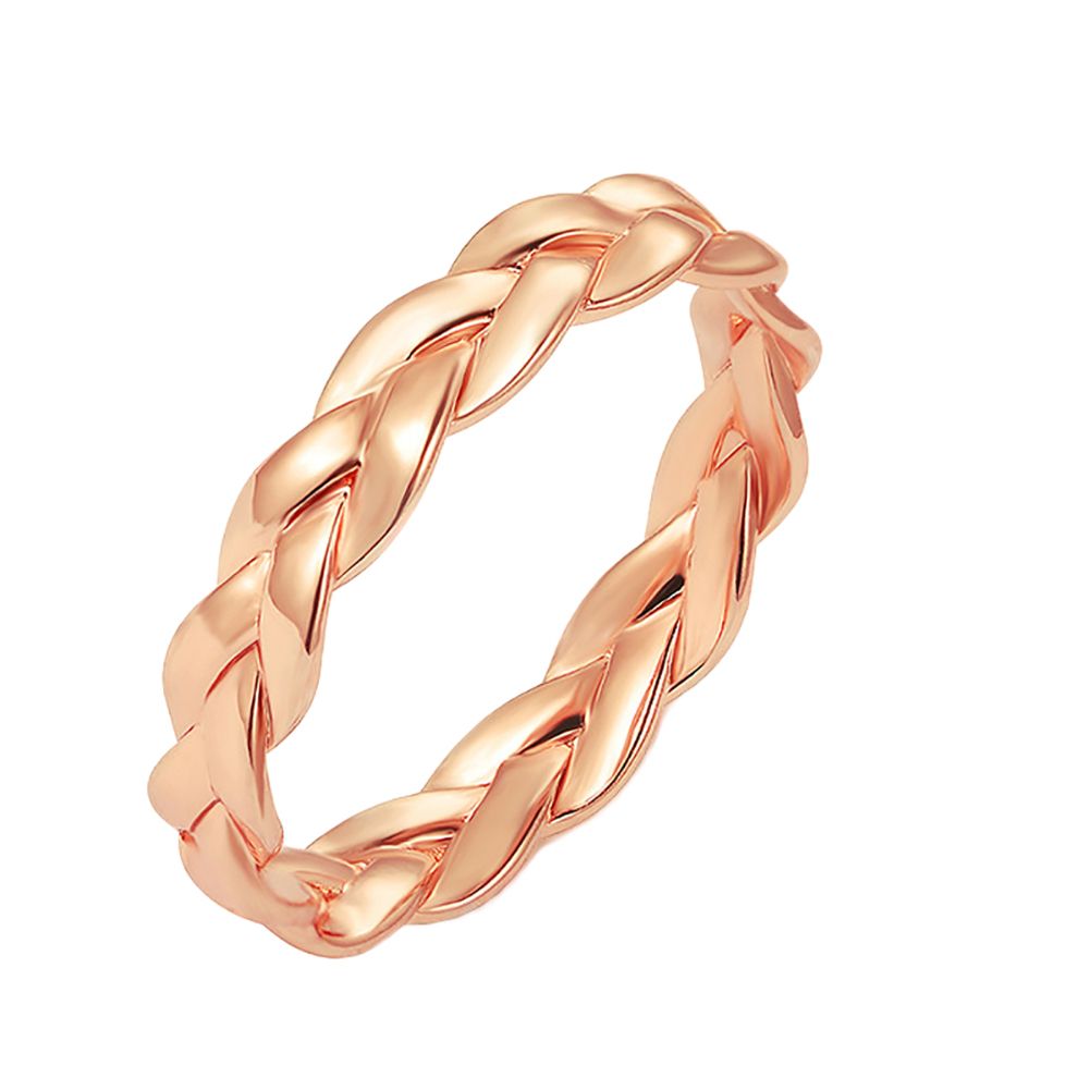 Vintage Women Twist Winding Simple Band Ring Finger Jewelry Evening Party Gift
