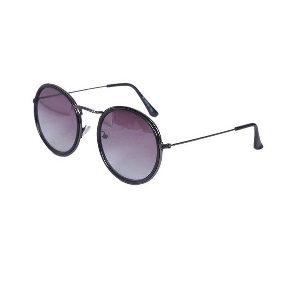 Black Metal Sunglasses for Men