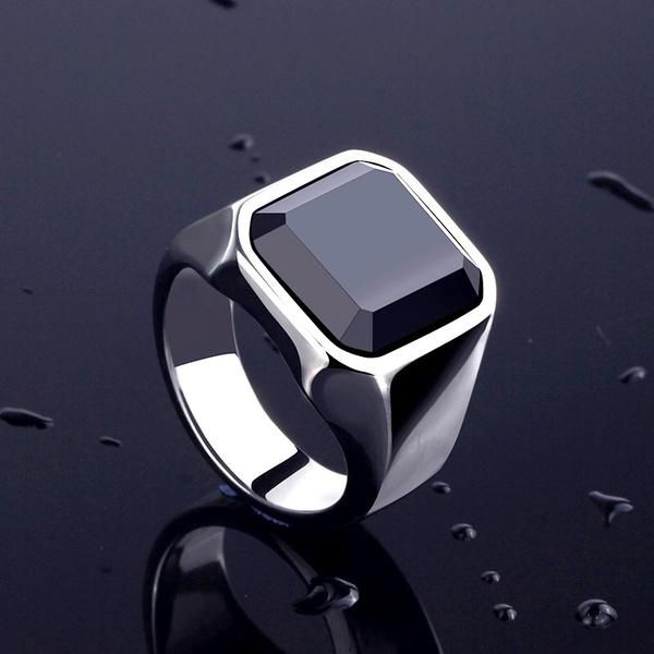 Round Stone Finger Ring For Women Or Men