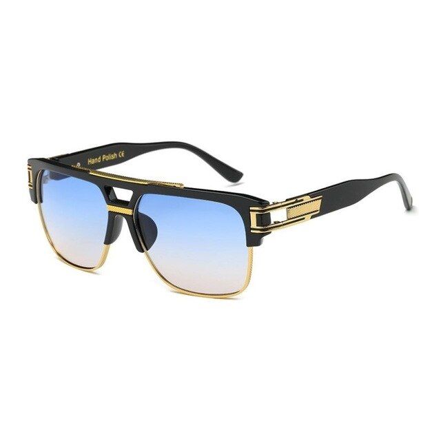 6JASPEER Classic Luxury Square Sunglasses Men Women Fashion Brand Sun Glasses For Mirrored Retro Vintage Designer Shades For Men
