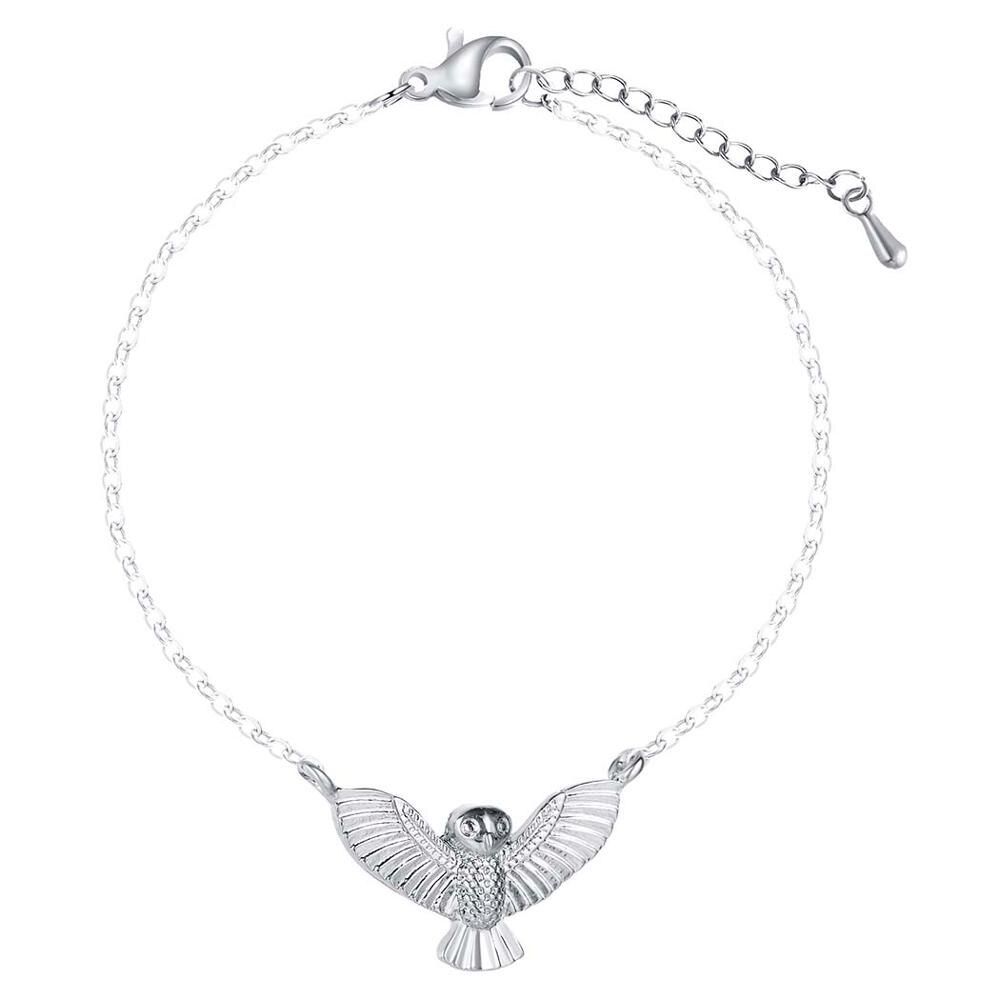 CHENGXUN 2020 Delicate Golden Owl Chain Bracelet for Girls Women Animal Bird Charm Bracelet Sandal Jewelry Fashion
