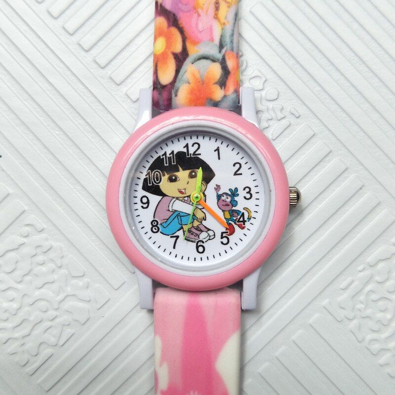 Cartoon Dora Watch Children Quartz Clock Women Watches for Kid Girls Boys Gift Children Watch Electronic Waterproof Kids Watches