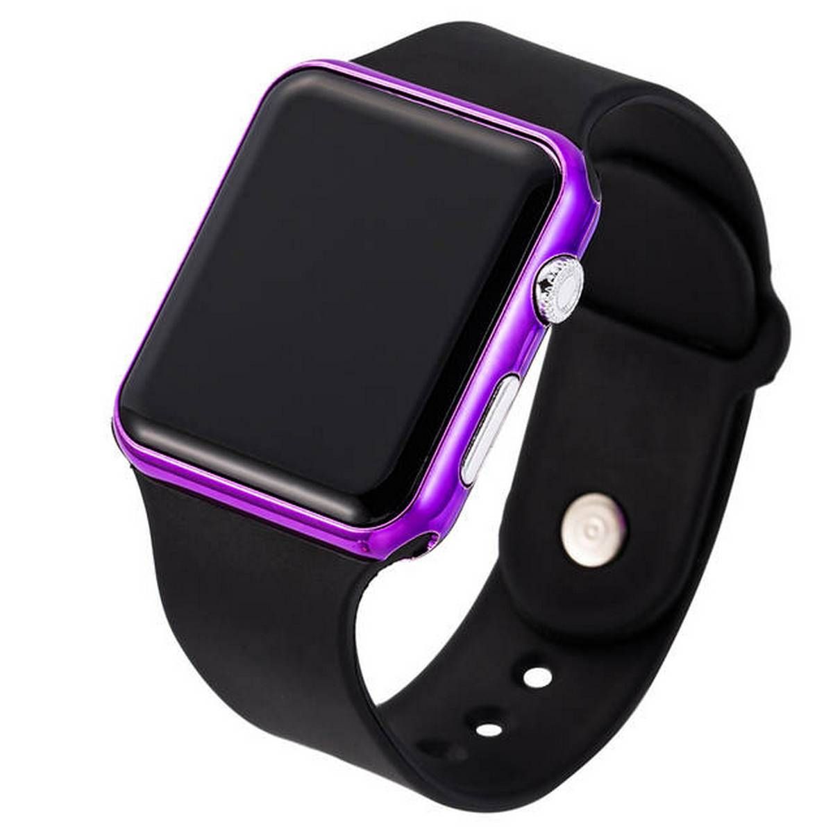 Fashionable Square LED Digital Sports Watch, Waterproof LED Wrist Watch - Watch