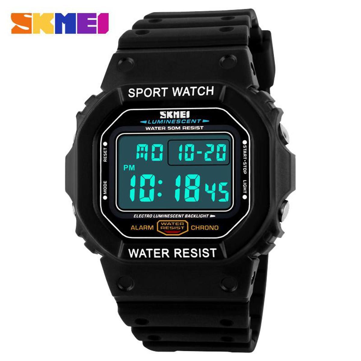 SKMEI Men Military Sports Watches LED Digital Watch Fashion Outdoor Waterproof Wristwatches Male Clock 1134