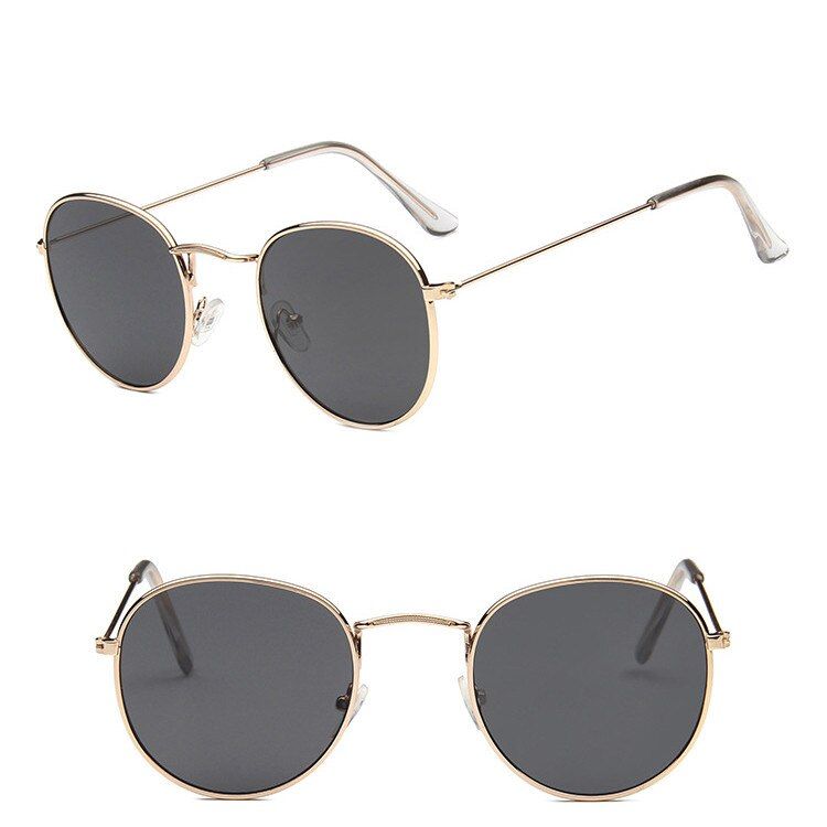 GoldGrayLeonLion Round Sunglasses Men/Women 2019 Mirror Retro Sunglasses Men Vintage Glasses Men Luxury Sun Glasses Metal Oculos De Sol