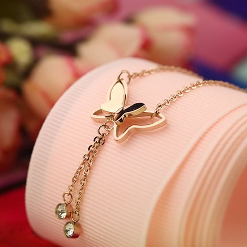 Butterfly Anklets For Women
