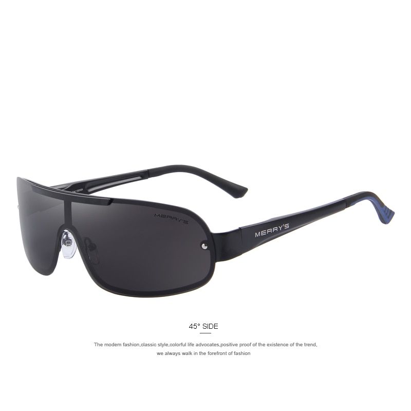 MERRY'S Fashion Classic Polarized Sunglasses Men Brand Designer HD Goggle Men's Integrated Eyewear Sun glasses UV400 S'8616