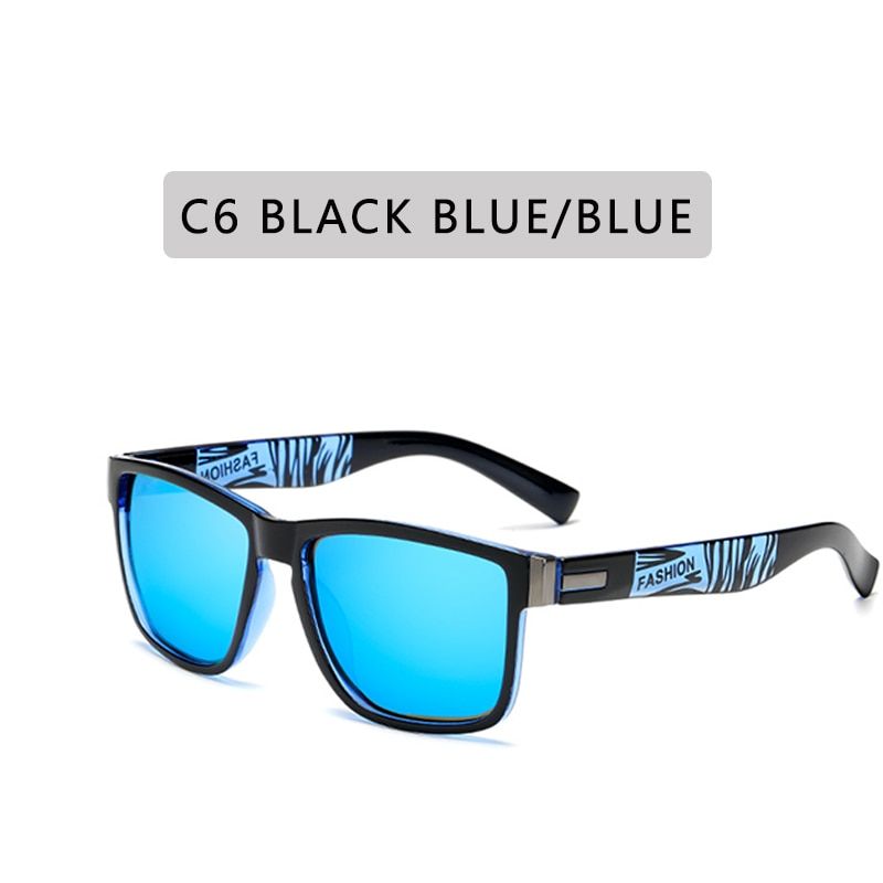 NO.6polarizedZXWLYXGX BRAND DESIGN Polarized Sunglasses Men Women Outdoor Driving Sun Glasses Male Square Goggles UV400 Eyewear Oculos