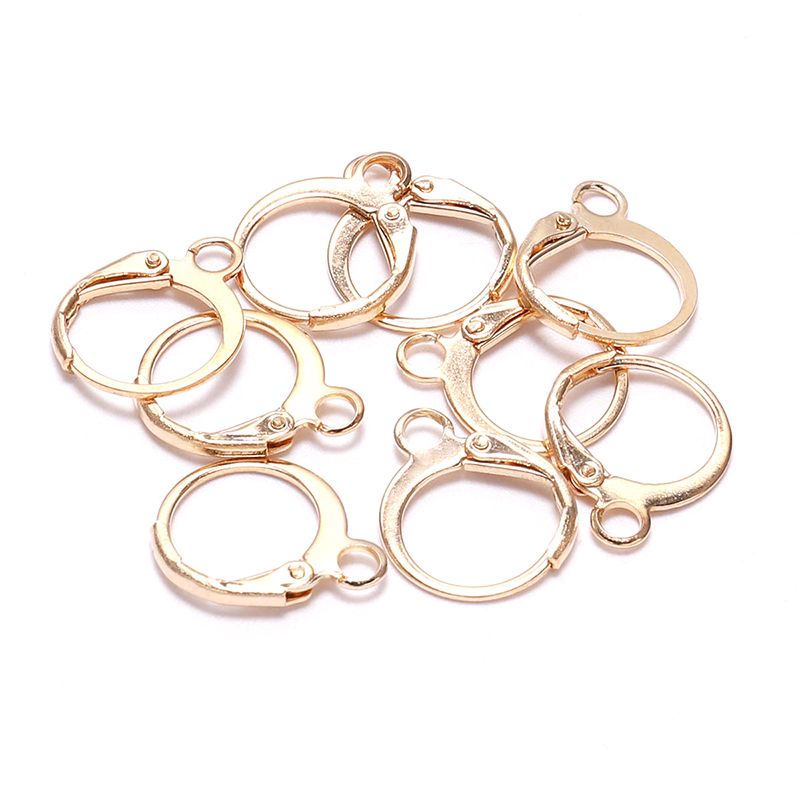 20pcs Lever Earring Hooks Wire Settings Base Hoops Earrings DIY Jewelry Making