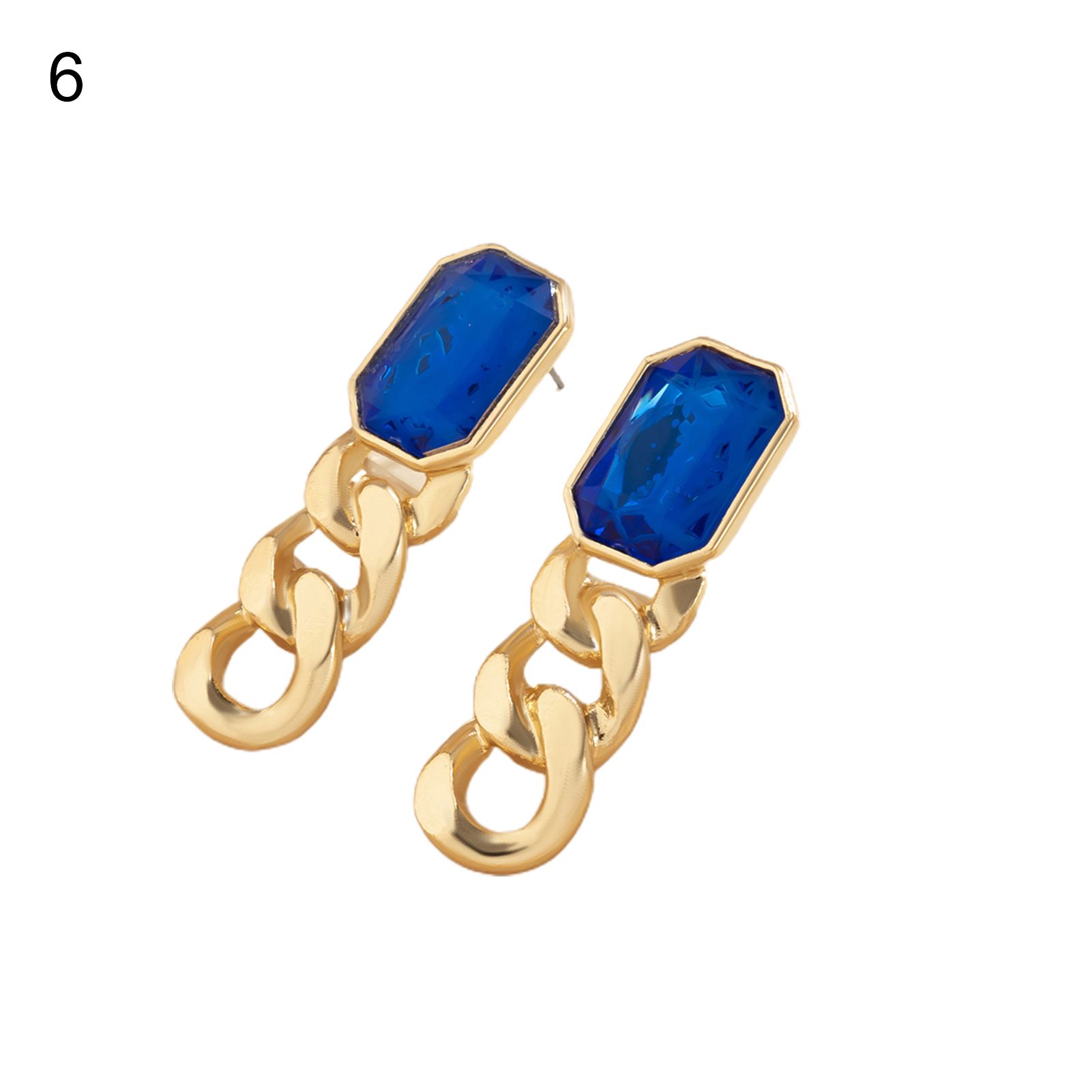 Dangle Earrings Ornament Handmade Faux Semi-Precious Stone Earrings
