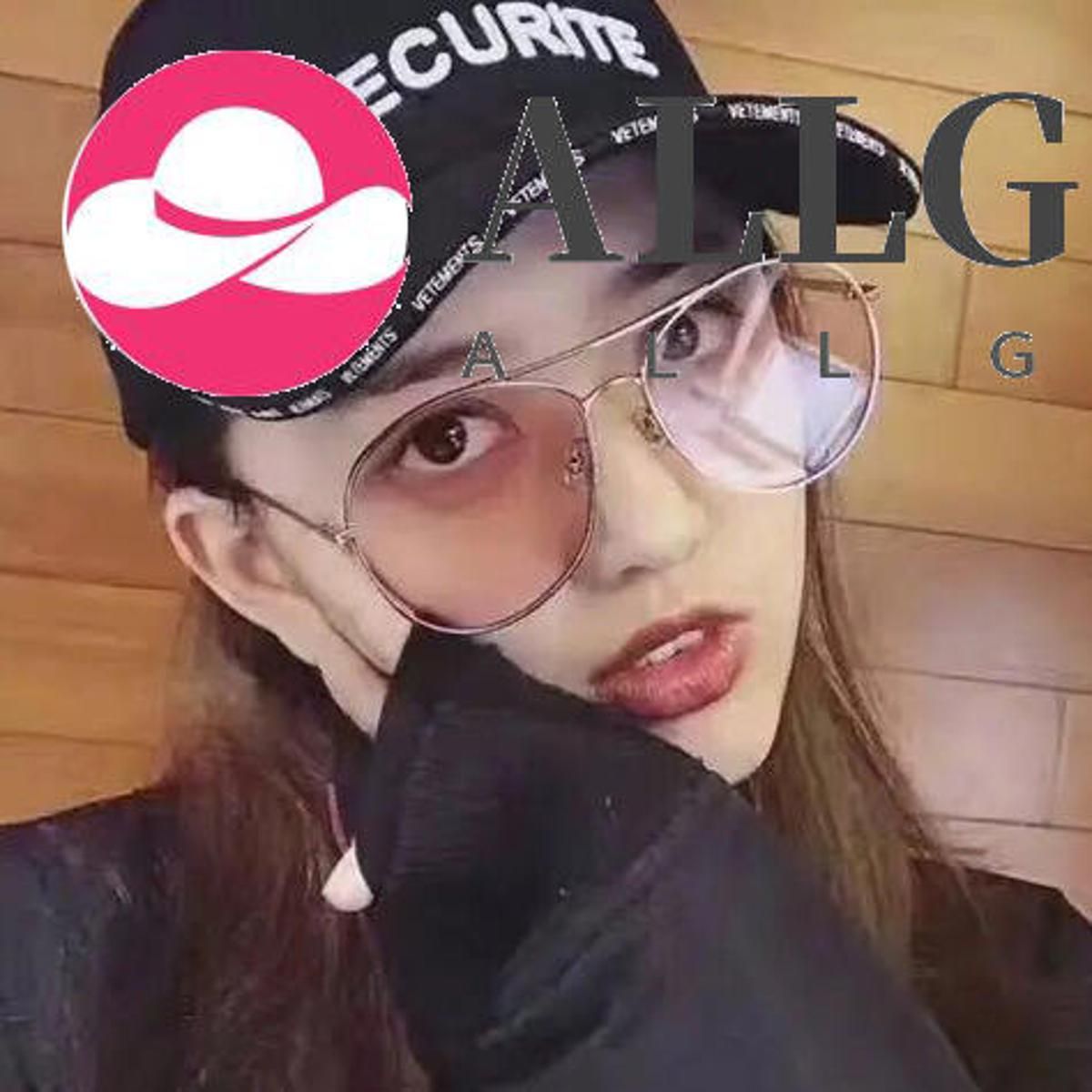 Fashion transparent ocean lens sunglasses Korean retro sunglasses jelly color sunglasses