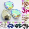 10 Pcs Teardrop Resin Rhinestones Beads 18x25mm DIY Crafts Phone Decal Decor