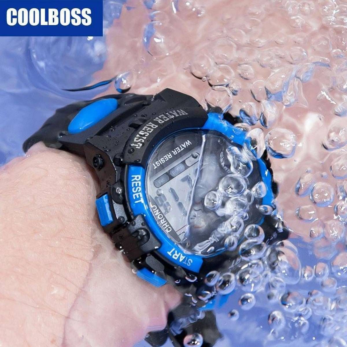 Sport Student Children Watch Kids Watches Boys Girls Clock Child LED Digital Wristwatch Electronic Wrist Watch for Boy Girl Gift - intl