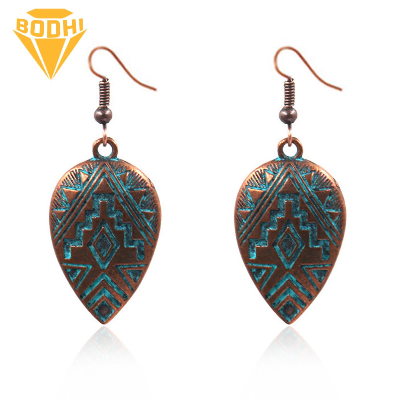 Women Earrings All-match Heart Shape Alloy Dangle Earrings