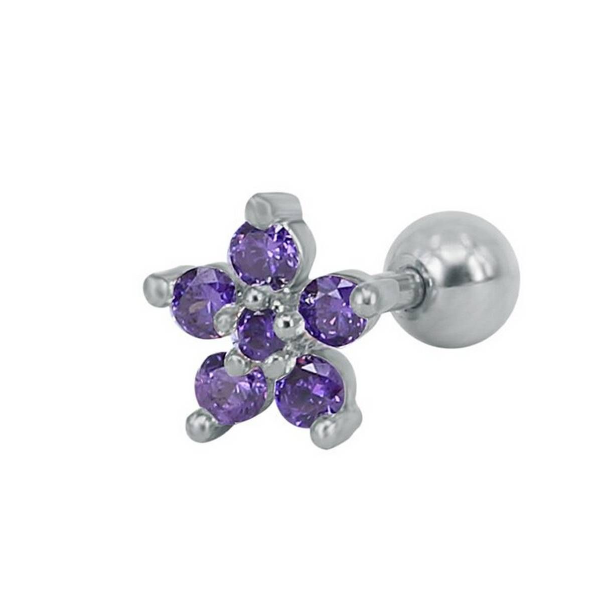 1 piece Women Simple Small Earrings Titanium/Stainless Steel Zircon Ear Studs Piercing Jewelry  Cartilage Helix Ear Bone Nail