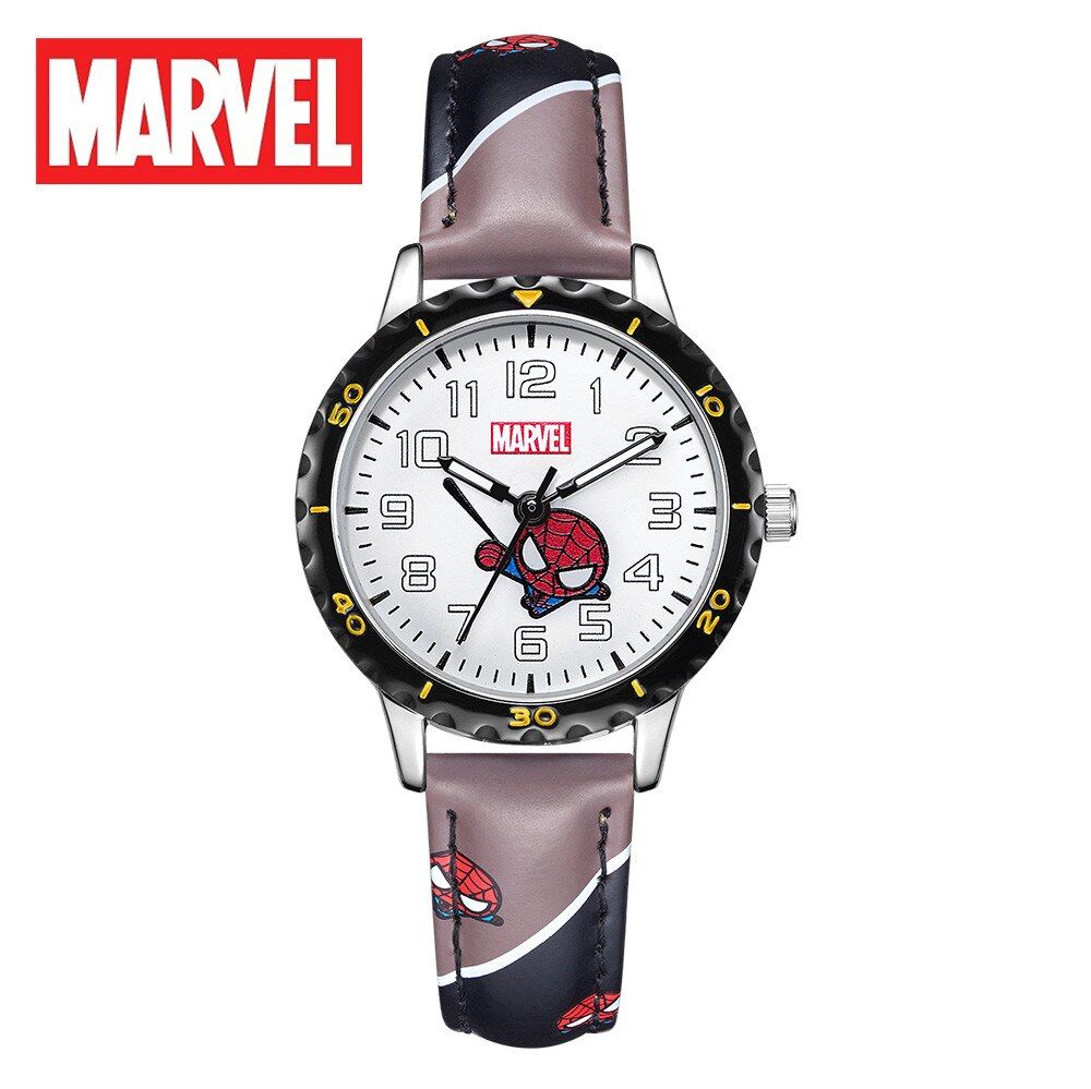Disney MARVEL Avengers Super Hero Iron man Childhood Dream Children Japan Quartz Watch Waterproof Watches Kid Gift Luminous