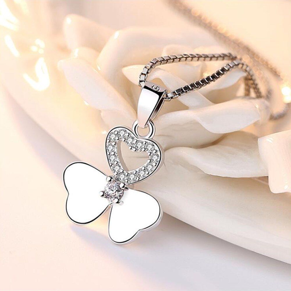 Necklace Pendant Fashion Jewelry  Woman Flower Necklace Length 45CM