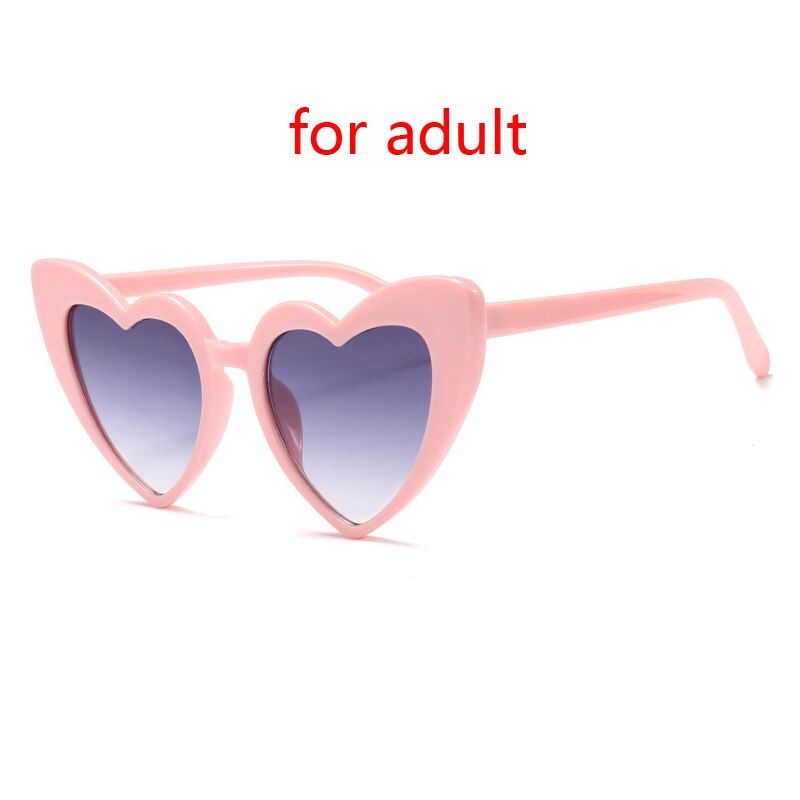 BL17070 pink blueLongKeeper Heart Shape Parent-child Sunglasses Women Kids TR90 Polarized Black Red Pink Sun Glasses UV400 Gafas De Sol