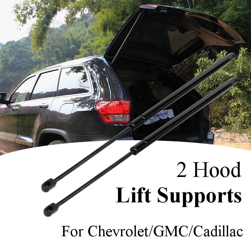 2pcs Lift Supports Stretch 24.69 Inches Compress 15.69 For Chevrolet/GMC/Cadillac -