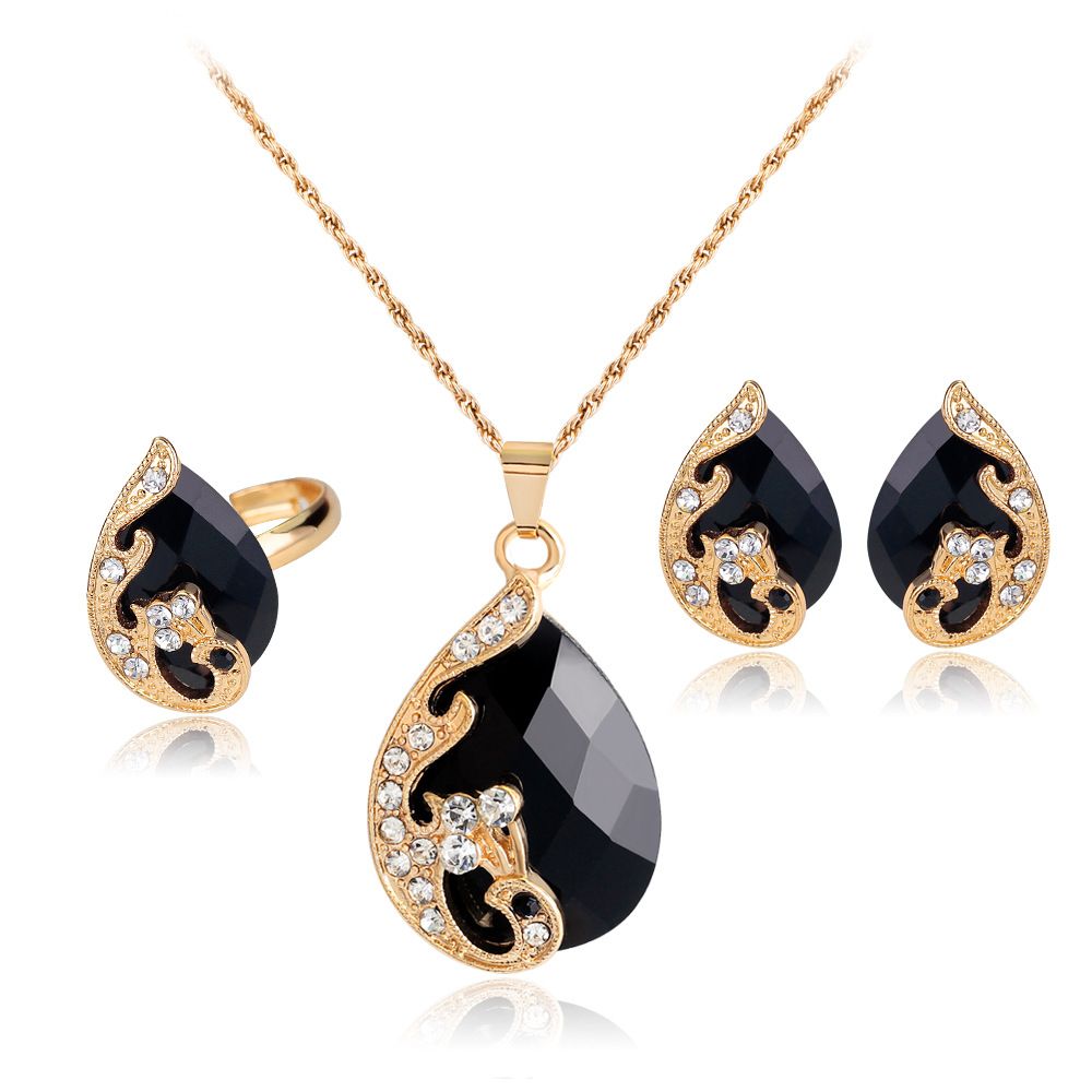 Water drop shape Necklace Set