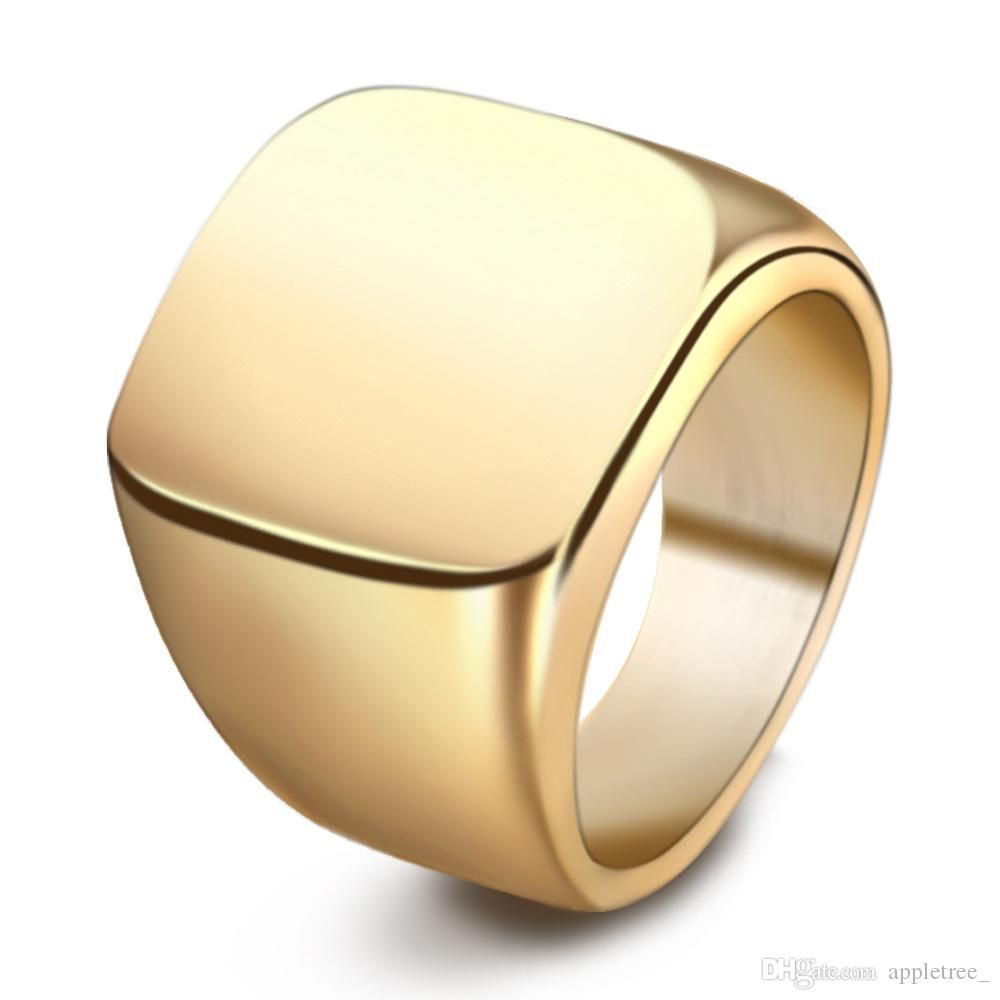 Golden Finger Ring for Men