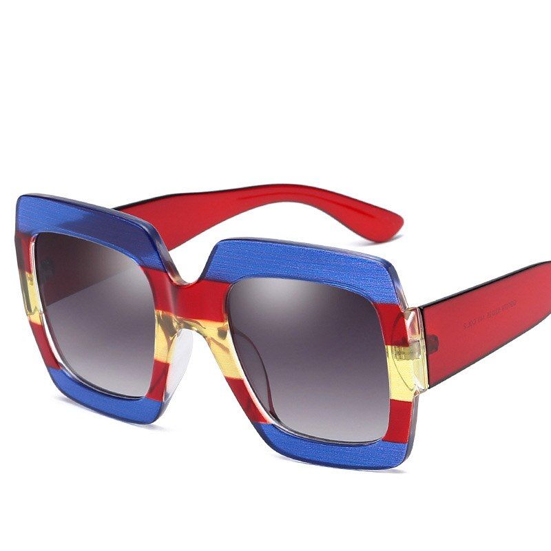 6Fashion Vintage Colors Square Sunglasses Women 2020 Shades Goggles Frame Brand Sun Glasses Shades Gafas UV400 Oculos Feminion
