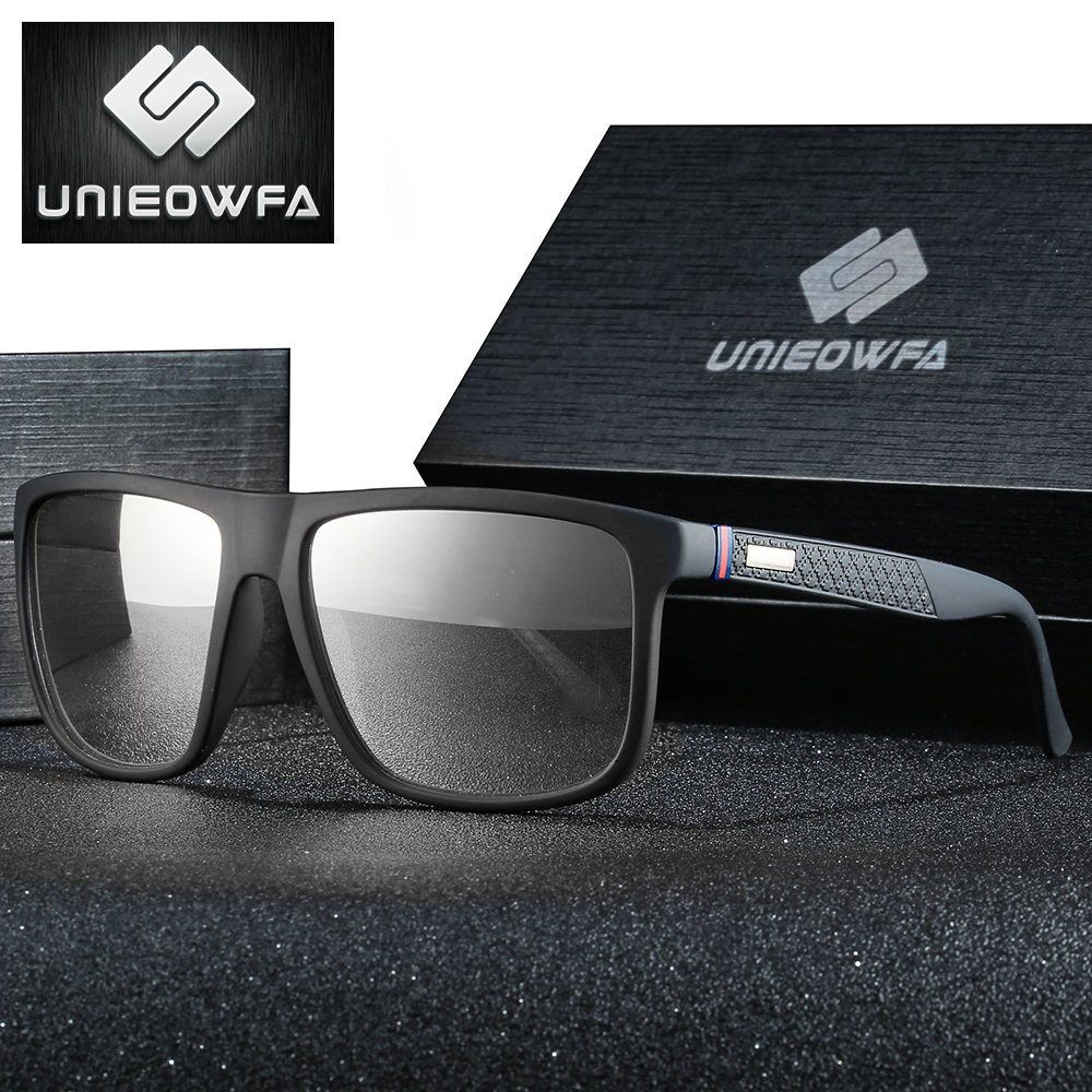 C5UNIEOWFA Male Luxury Brand Sunglasses Men Polarized Driving UV400 Sun Glasses For Men Polaroid Matte Black Square Eyewear 2021