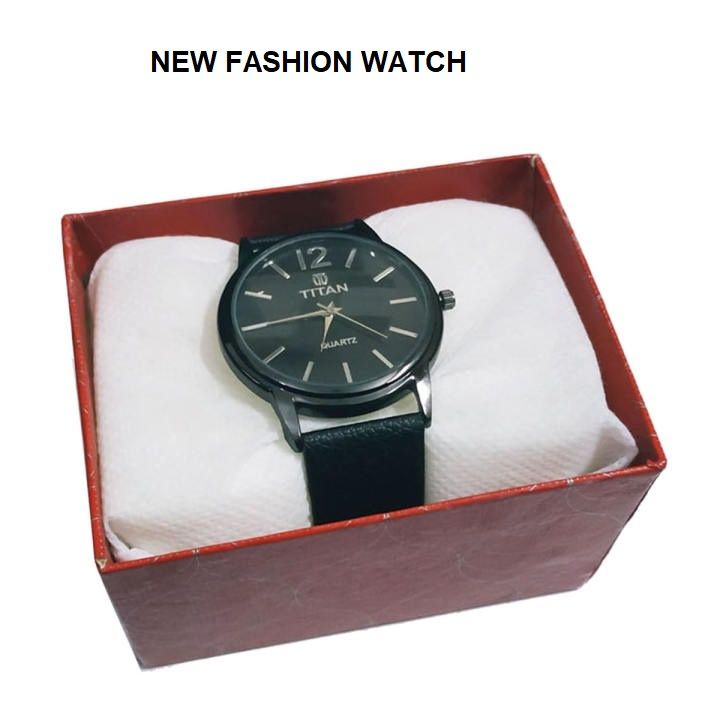Black Strap Wrist Analog Watch For men - Watch For Men - Watch - ঘড়ি - Watch For Men