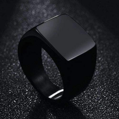 stainless steel Ring Design Fashion Black Men Ring High Quality Ring