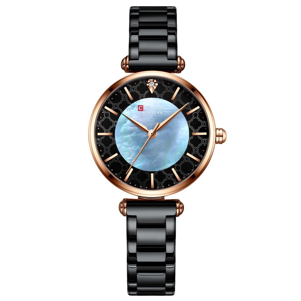 Curren/Karen 9072 Ladies Watch Waterproof Quartz Watch Fashion Steel Band Women's Watch Casual Watch