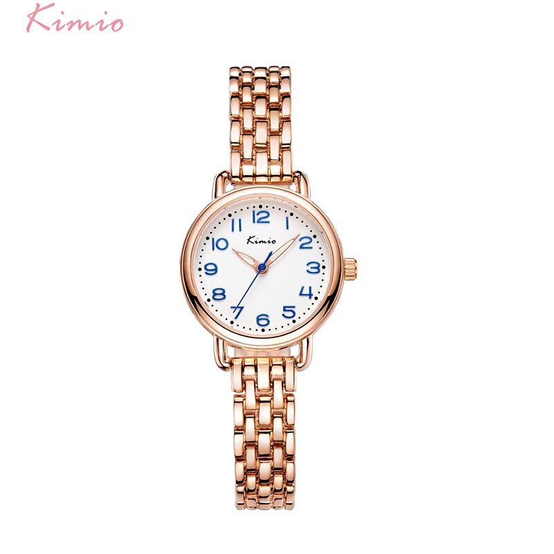 NO.2 Women Bracelet Watches Luxury Fine Stainless Steel Ladies Watch Rose Gold Color Dress Wristwatch Gift With Box