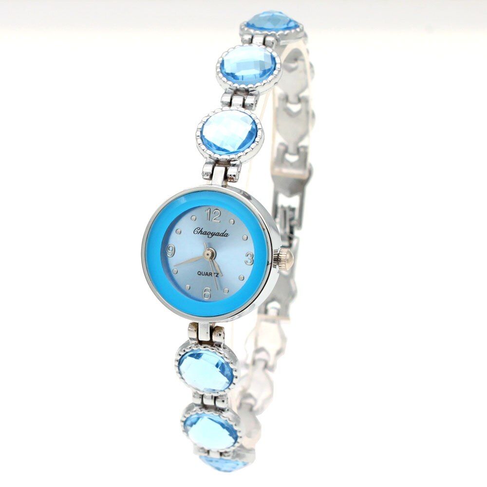 chaoyada women office ladies gold stainless steel luxury quartz wristwatch girls electronic waterproof dress bracelet watches