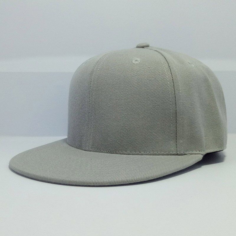 Full close cap women kids size 55cm big size 62cm flat brim hip hop hat tennis golf trucker baseball fitted hat