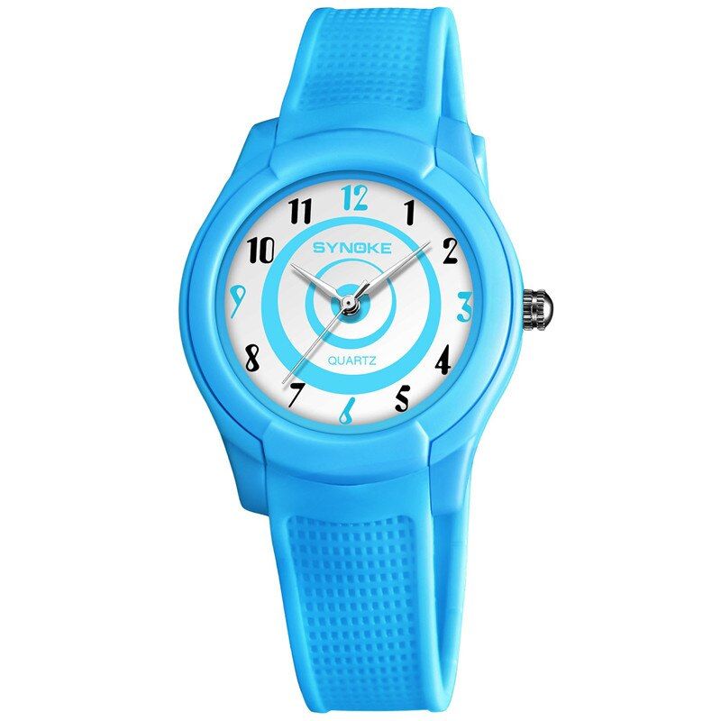 Children Watches Boy Girl Soft Silicone Cartoon Kids Watch Students Quartz Wristwatch 50M Waterproof Clock Ninos Swim Watch+Box