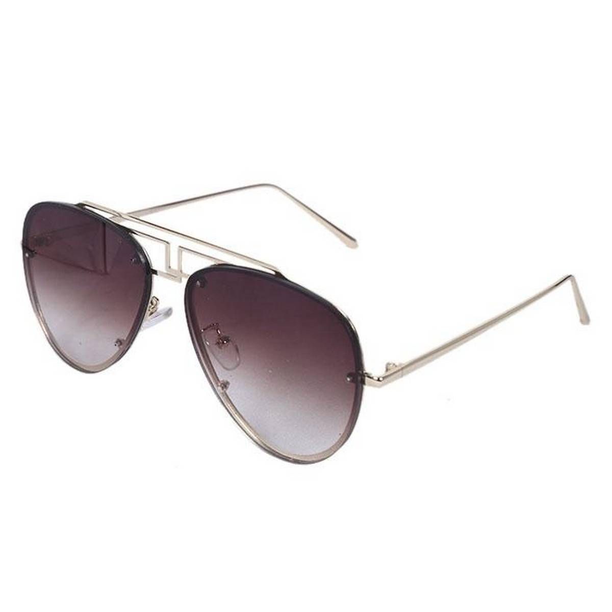 Golden Metal Sunglasses for Men