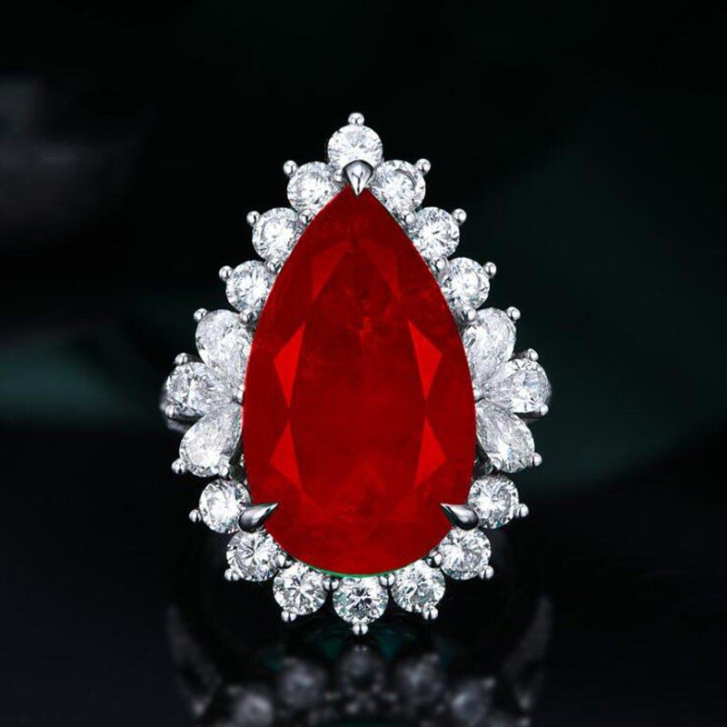 Anillos Yuzuk Green Pearl Emerald Gemstone Rings For Women Engagement Wedding Promise Ring 925 Sterling Silver Party Open Size