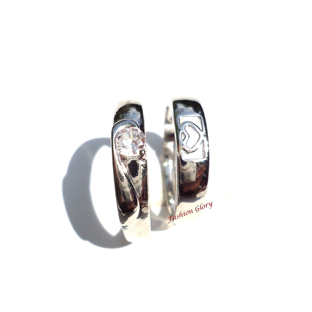 Adjustable with Couple (Combo) Finger Rings For Men and Women.