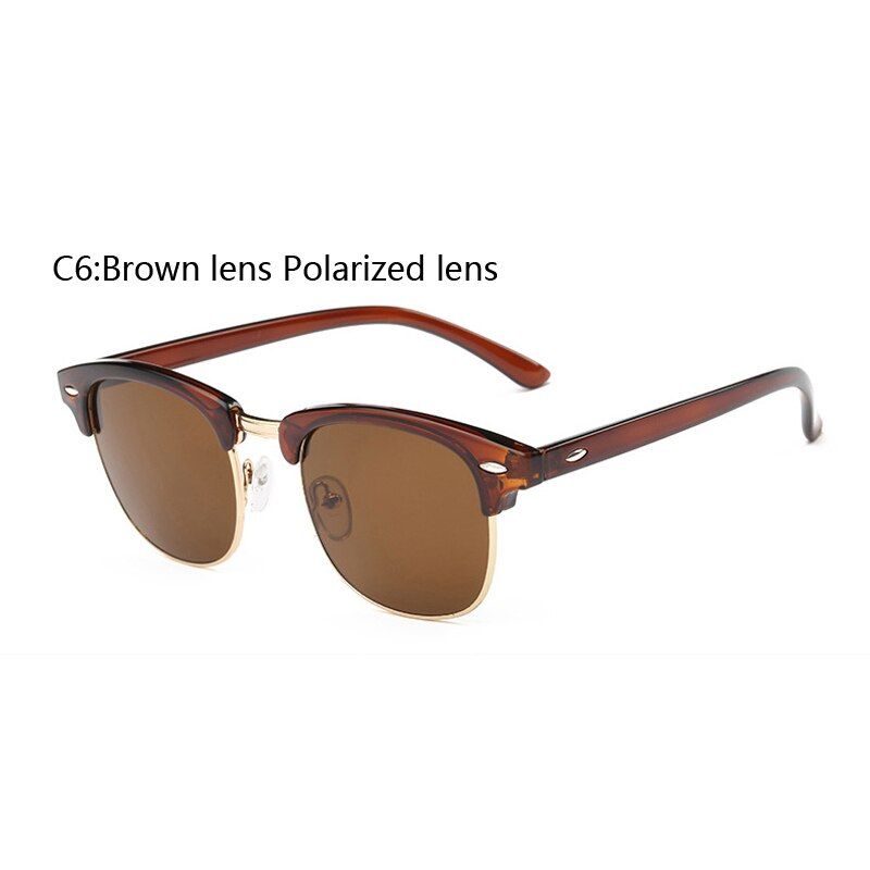 JY316 C6RUISIMO Polarized unisex sunglasses vintage men women UV400 brand designer sun glasses retro de sol eyewear gafas de sol hombre