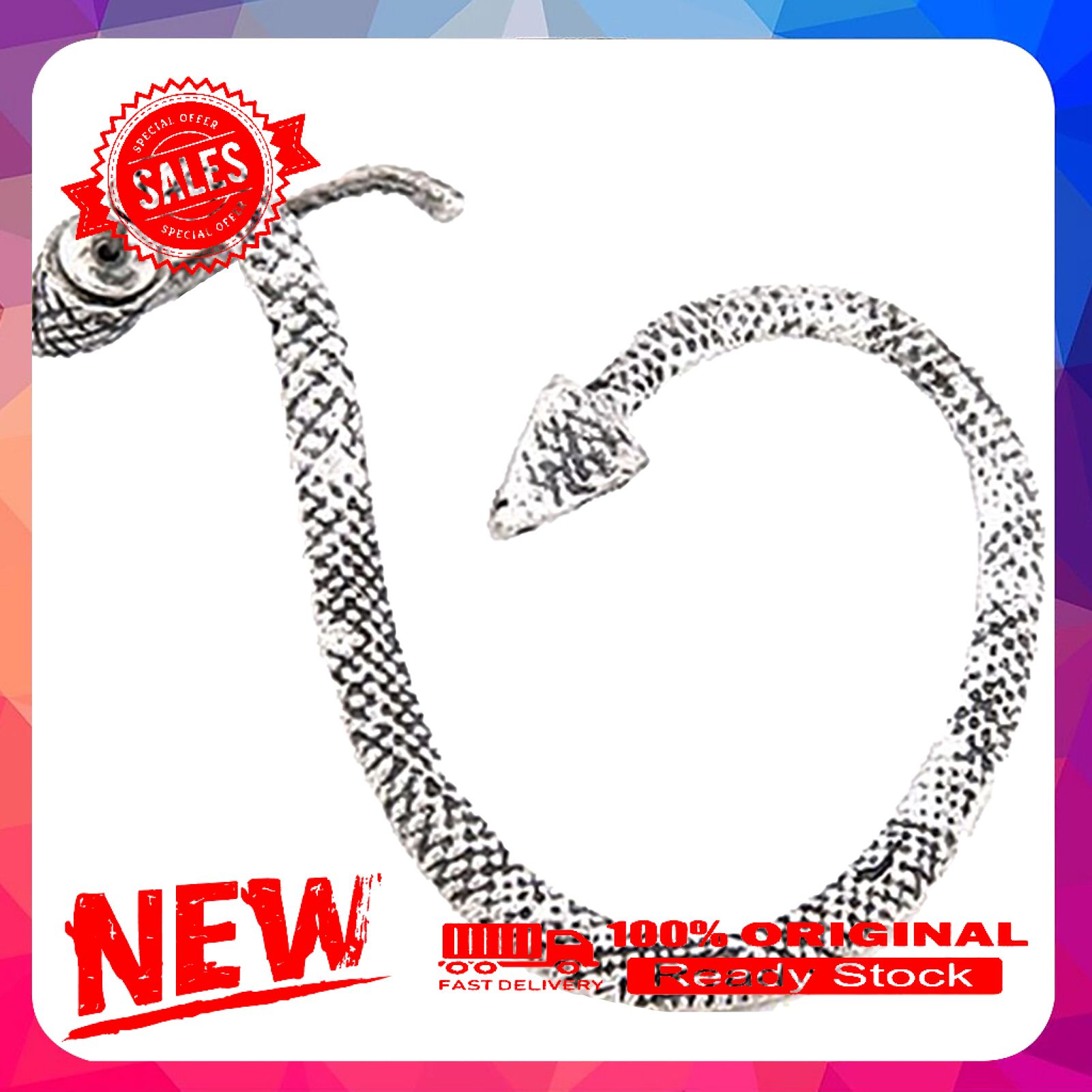 1Pc Fashion Punk Ear Cuff Snake Shape Earring Jewelry Accessory