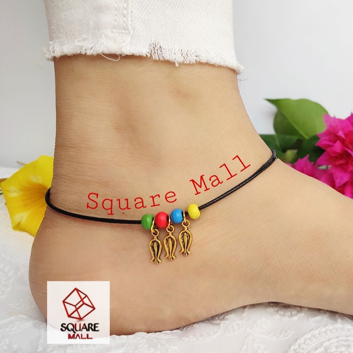 Anklet For Women black Ankle Bracelet For Women Mens Anklet Black payel Handmade Adjustable Jewelry suta payel Ankle Bracelet black thread anklet