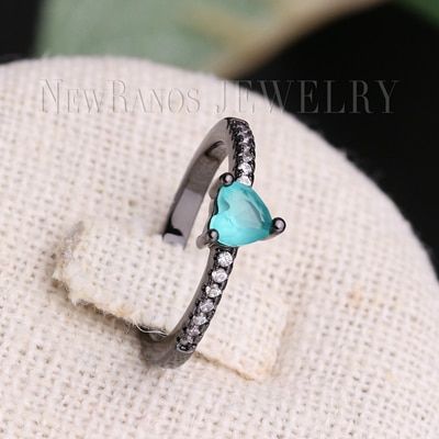 Newranos Cubic Zirconia Ring Heart Square Geometric CZ Ring Fashion Statement Jewelry for Women Fashion Jewelry RGY01123