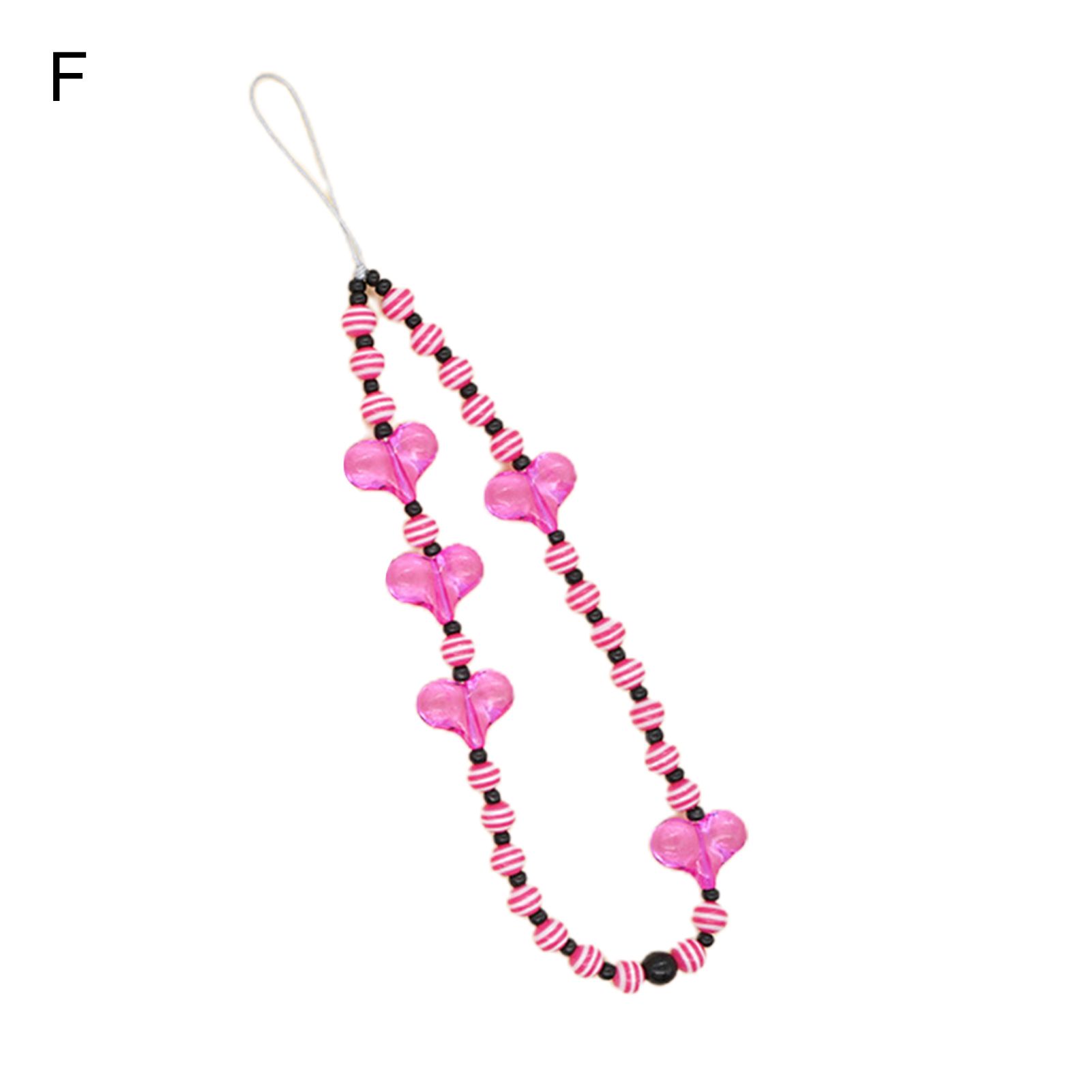 Phone Lanyard Multicolor Handcrafted Colored Phone Wrist Strap