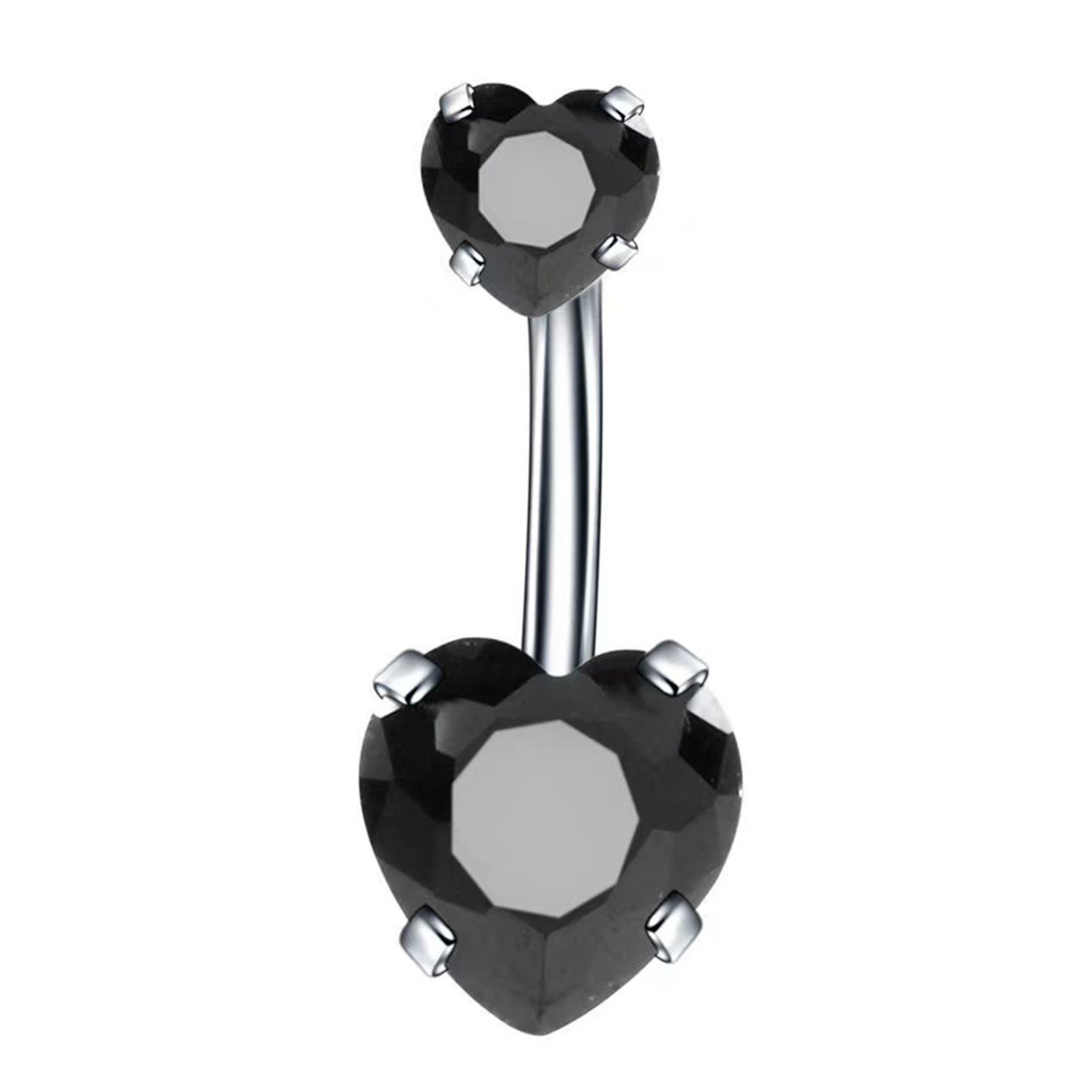 Carat Belly Button Ring Exquisite Shape y Heart Style Navel Piercing Earring Body Jewelry