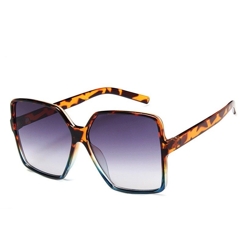 Leopard BlueFashion Vintage Square Sunglasses Women 2020 Luxury Brand Cat Eye Sunglasses Trend Female zonnebril dames Eyewear Glasses UV400