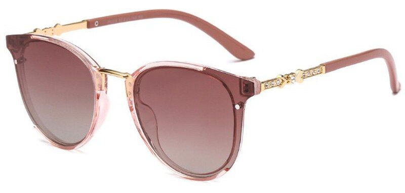 WPGJ118 pink PHOTO COLORMIZHO 2020 Optical Crystal Frame Design Polarized Sunglasses Ladies Fashion Drive Eyewear Women Brand Sunglasses Travel Fishing