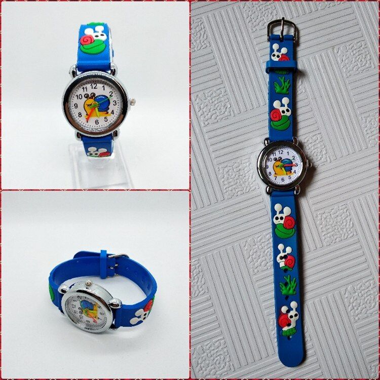 Cartoon Nature snail Children Quartz Watch For Kids Boys Girls Casual Fashion Bracelet Wrist Watch Child Clock Relogio Garoto