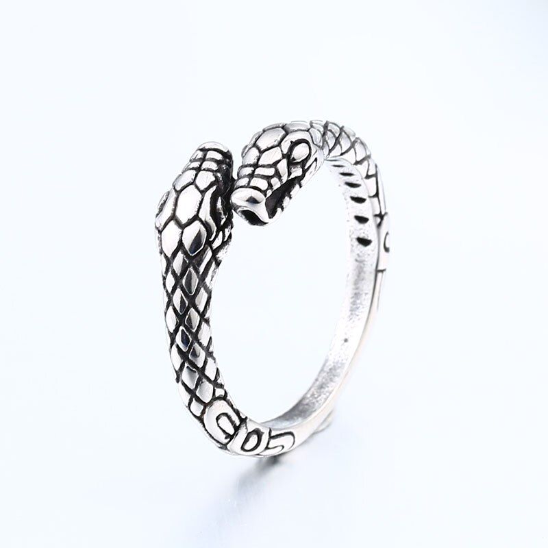 Steel soldier exquisite snake 316L stainless steel quality ring for women trendy fashion titanium steel animal gift jewelry