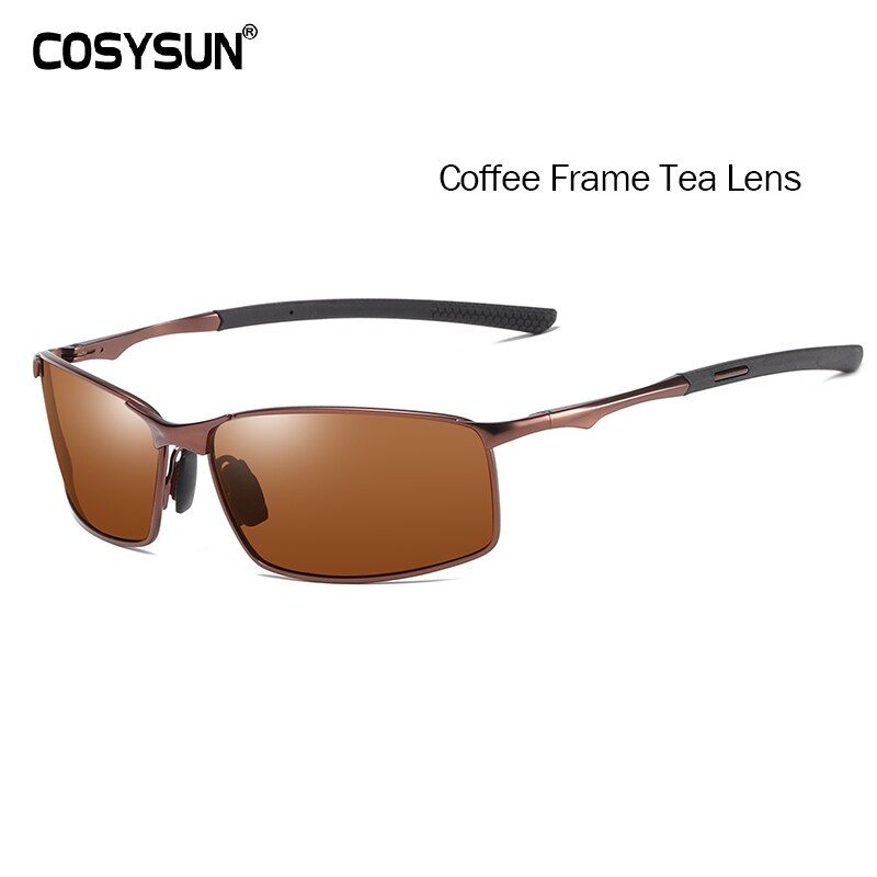 Coffee TeaHD Polarized Photochromic Sunglasses Men Brand Sunglasses Driving Fishing Glasses Male Driver Safty Goggles Oculos gafas de sol